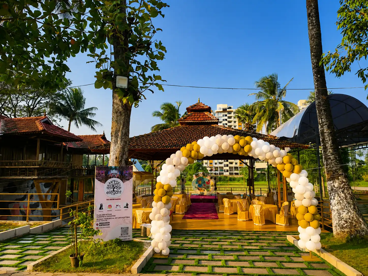 Udaya Resorts-Deck Hall