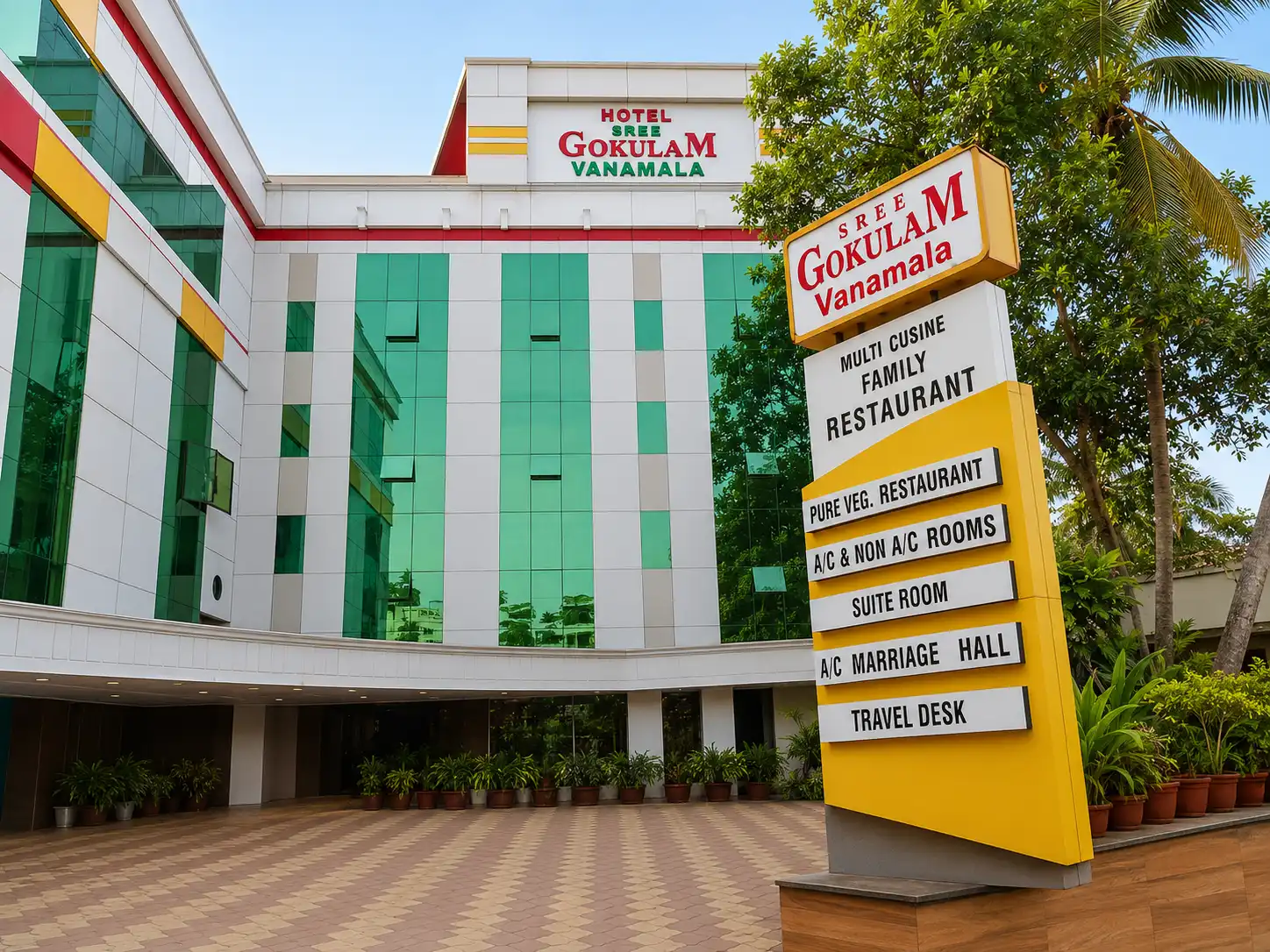 Hotel Sree Gokulam Vanamala - Marriage Hall
